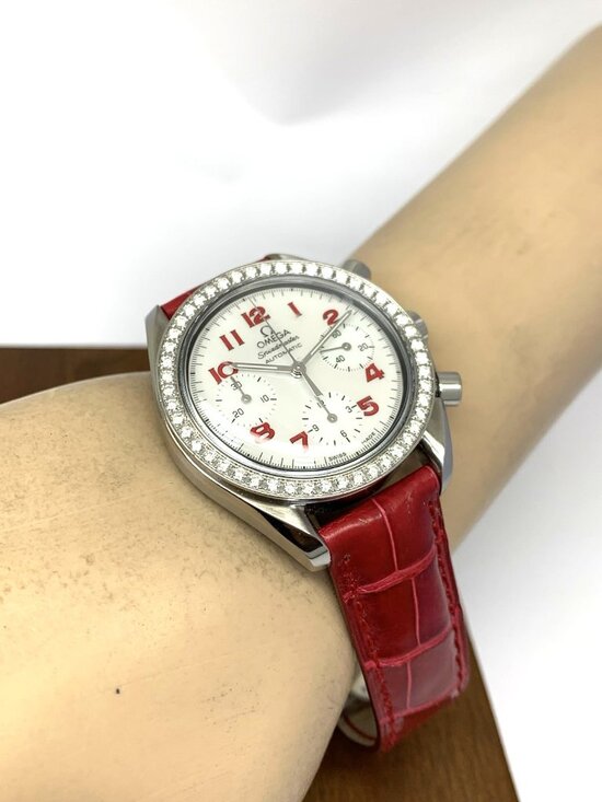 Omega Speedmaster Women\'s Watch Swiss Automatic 38157940 Diamond Mother Of Pearl main image 12